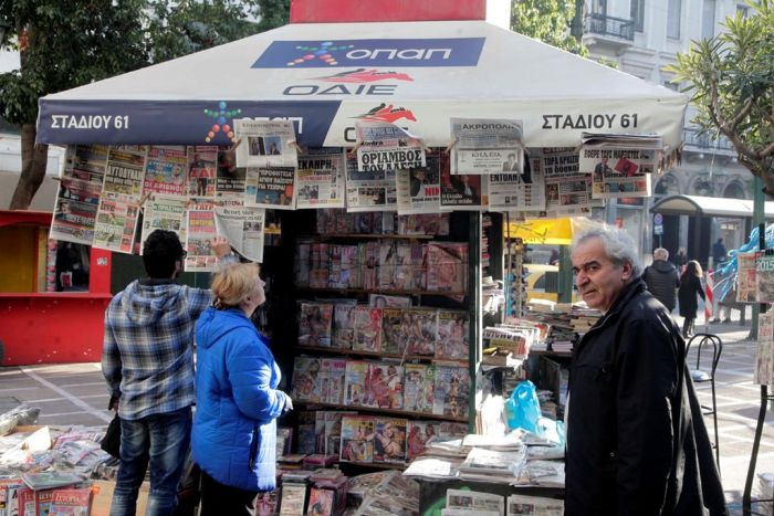 Geringes Vertrauen der Griechen in Medien und Journalisten