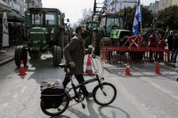 Unser Foto (© Eurokinissi) entstand am 16. Februar in der nordgriechischen Stadt Drama.