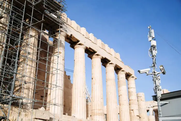 Das Foto © wurde von Eleni Kougionis auf der Akropolis aufgenommen