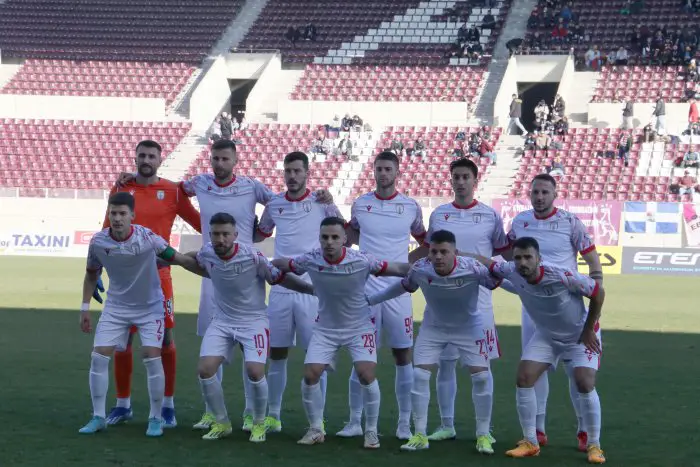 Unser Foto (© Eurokinissi) zeigt das AEL-Team bei einem Spiel in Kozani