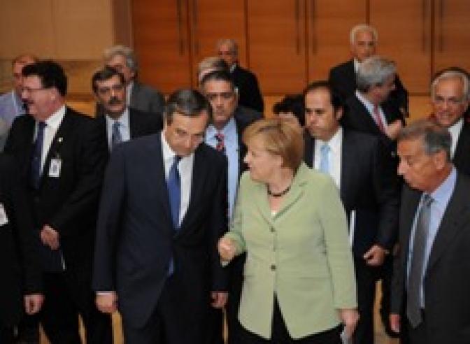 Deutschlands Kanzlerin vermittelte in Athen positive Signale