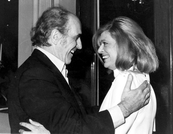Melina Merkouri mit dem Gründer der PASOK, Andreas Papandreou (Fotos: ek/Archiv).