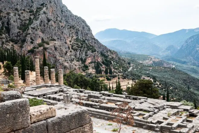 Im Apollon Tempel verkündete die Pythia ihre Orakel. (Foto: © GZkb)