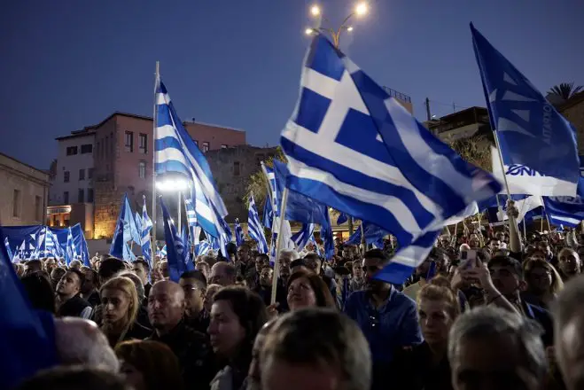 Unser Foto (© Eurokinissi) entstand in Chania auf Kreta.