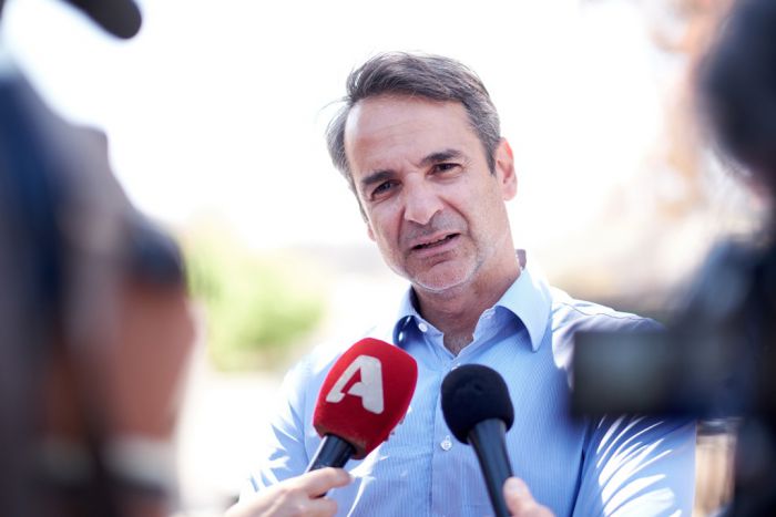 Unser Archivfoto (© Eurokinissi) zeigt Oppositionschef Kyriakos Mitsotakis aus den Reihen der konservativen Partei Nea Dimokratia.