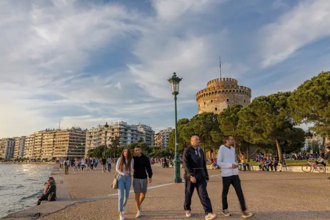 Unser Archivfoto (© Eurokinissi) entstand in der nordgriechischen Metropole Thessaloniki.