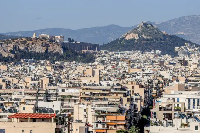 Unser Archivfoto (© Eurokinissi) zeigt einen Teil der Stadt Athen.