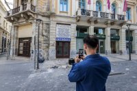 Unser Archivoto (© Eurokinissi) zeigt die Auswirkungen des Erdbebens auf Kreta.