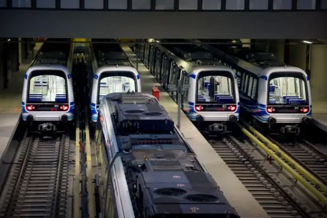 Die Metro von Thessaloniki, Archivfoto (© Eurokinissi)