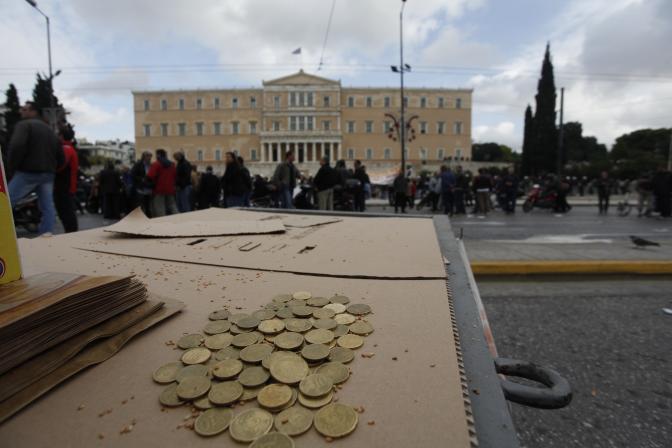 Griechische Staatskasse steht bei „fast Null“