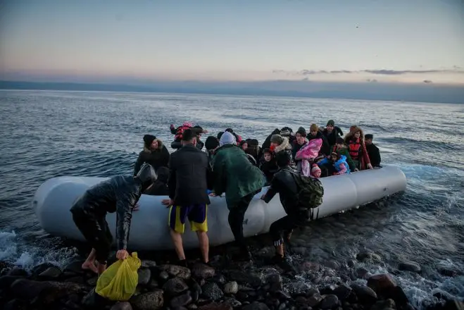 Unser Archivfoto (© Eurokinissi) entstand auf der Insel Lesbos.