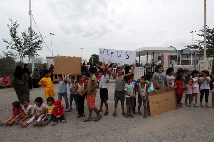 Flüchtlingskinder drücken ab heute in Griechenland die Schulbank