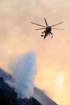 Zwei Brände auf Euböa und der Peloponnes 