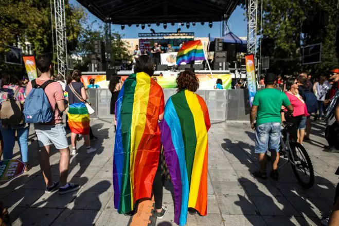 Unsere Fotos (© Eurokinissi) entstanden am Samstag in Athen.