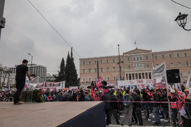 Maifeiertag in Athen (© Eurokinissi).