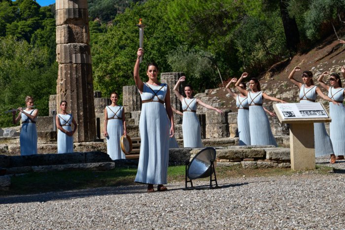 Unsere Archivfotos (© Eurokinissi) entstanden im Antiken Olympia.