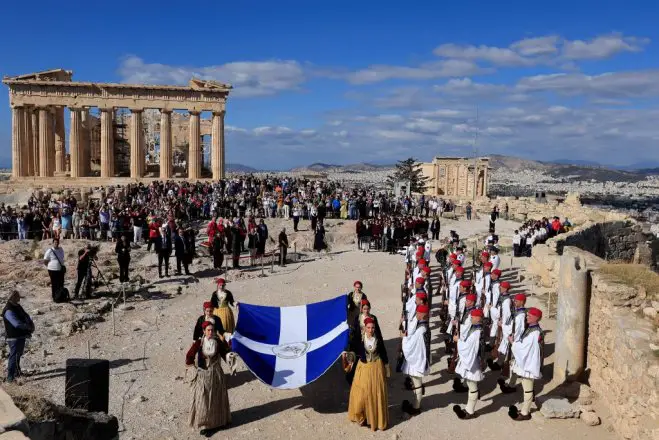 Unser Archivfoto (© Eurokinissi) entstand auf der Athener Akropolis.