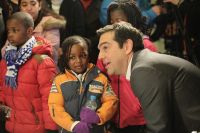 Weihnachtsfeier für Flüchtlingskinder im Parlament 