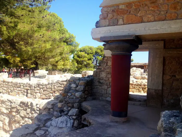 Foto (© Griechenland Zeitung / ms): Knossos, Heraklion, Kreta.