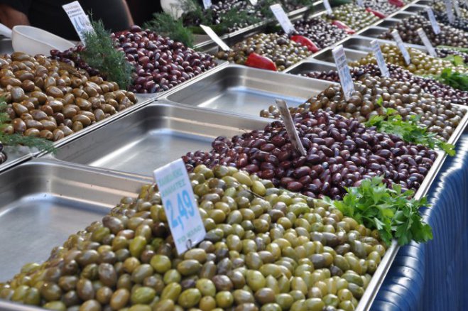Foto (© Griechenland Zeitung / Rebecca Hürter): Köstliche Oliven