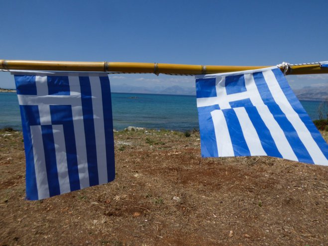 Unser Foto (© Eurokinissi) entstand auf der Insel Korfu.