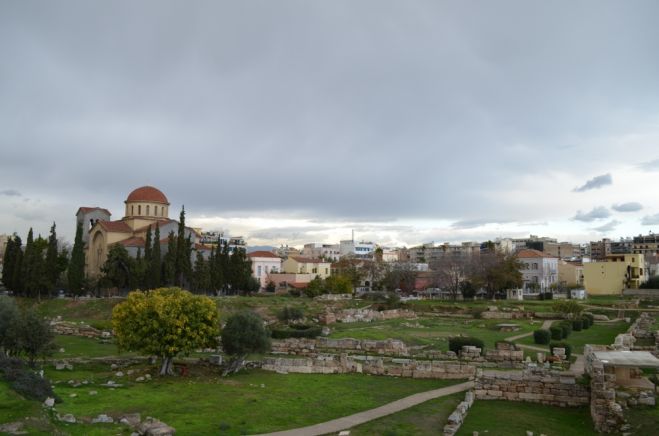 Undurchdringbare Wolkendecke über Hellas