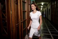 Unser Archivfoto (© Eurokinissi) zeigt Arbeitsministerin Efi Achtsioglou.