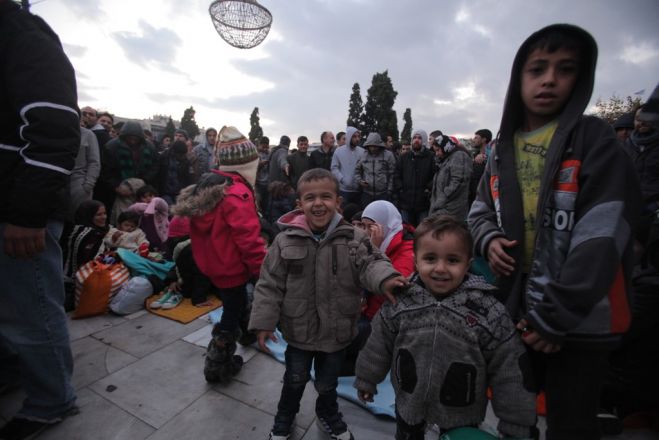 Hungerstreik syrischer Flüchtlinge in Griechenlands Hauptstadt