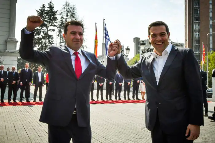 Unsere Fotos entstanden am Dienstag (2.4.) in Skopje.