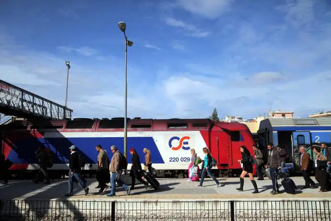 In Griechenland stehen am Freitag die Eisenbahnen für drei Stunden still