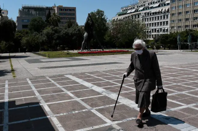 Unser Foto (© Eurokinissi) entstand am Klafthmonos-Platz in Athen.