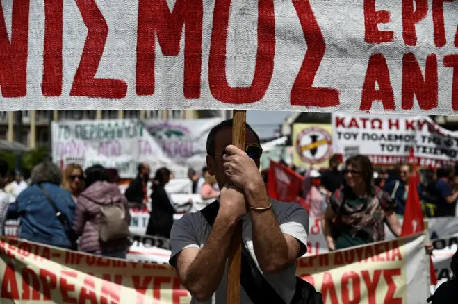 Unser Archivfoto (© Eurokinissi) entstand während eines früheren Streiks in Athen.