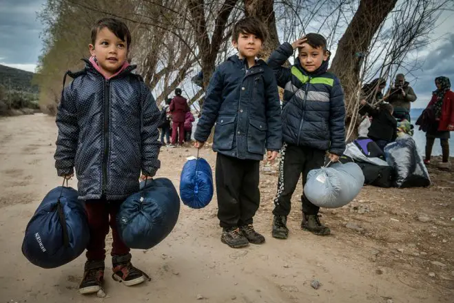 Unser Archivfoto (© Eurokinissi) entstand auf der Ägäis-Insel Lesbos.