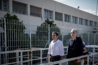 Unser Archivfoto (© Eurokinissi) zeigt Dimitris Koufontinas im Juni 2018, als er einen Hafturlaub antrat.