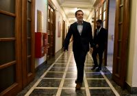 Unser Foto (© Eurokinissi) zeigt Ministerpräsident Alexis Tsipras.