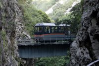Spektakulärer Kurztrip: Mit der Zahnradbahn durch die Vouraikos-Schlucht (Foto: ek/Archiv)