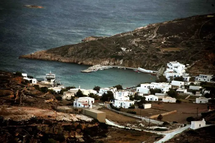Unser Archivfoto (© Eurokinissi) entstand auf Kimolos.