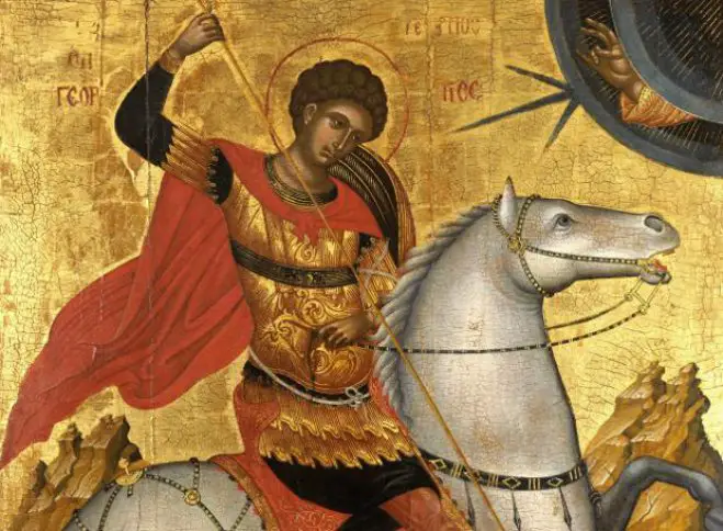 Ikone: Der heilige Georgios