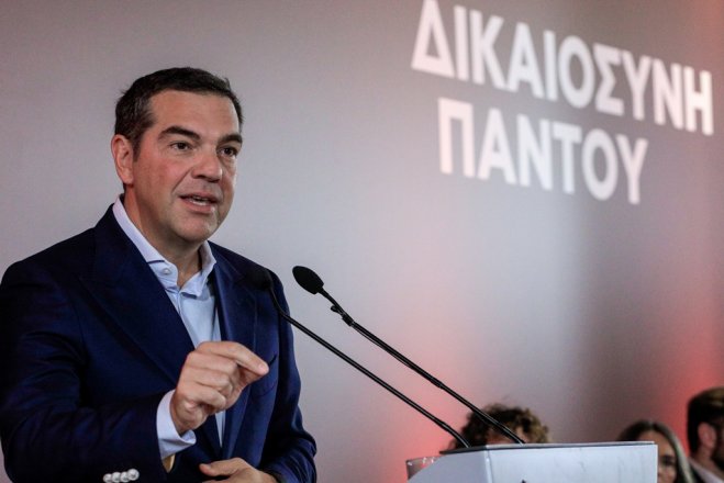 Unser Archivfoto (© Eurokinissi) zeigt Oppositionschef Alexis Tsipras.