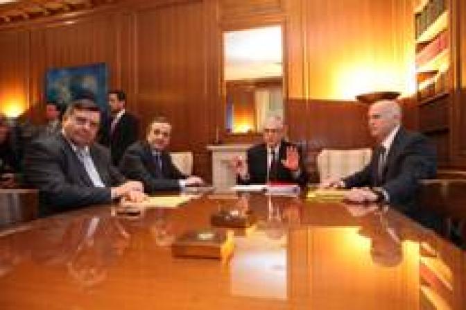 Treffen der Parteichefs mit Premier Papadimos wieder verschoben