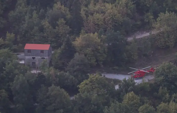 Unser Foto (© Eurokinissi) entstand am Dienstag (22.9.) westlich von Karditsa.