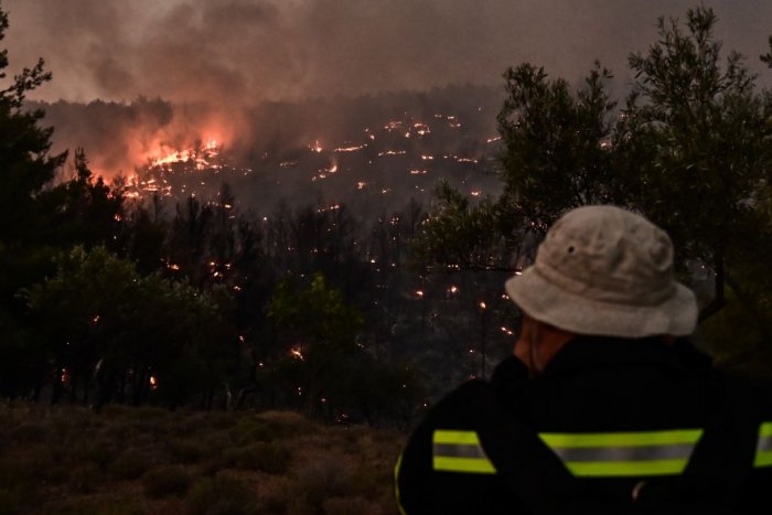 Unser Foto (© Eurokinissi) entstand Mittwochnacht (9.7.) bei Oropos.