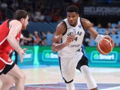 Antetokounpo 2025 im Einsatz für die griechische Nationalmannschaft (Foto: ©Eurokinissi)