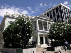 Unser Archivfoto (© Eurokinissi) zeigt das Gebäude des Außenministeriums in Athen.