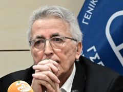 Unser Archivfoto (© Eurokinissi) zeigt den Präsidenten der Dachgewerkschaft der Privatangestellten (GSEE) Jannis Panagopoulos.