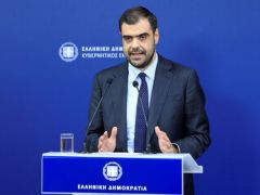 Unser Archivfoto (© Eurokinissi) zeigt Regierungssprecher Pavlos Marinakis.