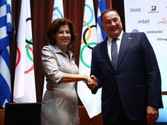 Veranstaltung der EOE zur Präsentation des Wegs der Olympischen Flamme in Griechenland (Foto: © Eurokinissi).