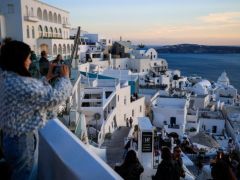 Unser Archivfoto (© Eurokinissi) entstand auf Santorini.