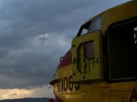 Unser Beispielfoto (© Eurokinissi) zeigt ein griechisches Löschflugzeug des Typs Canadair.