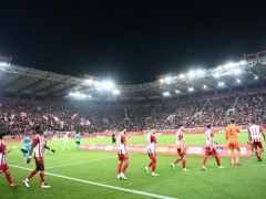 Olympiakos Piräus im Einsatz bei einem Spiel der Europa League. (Fotos: Eurokinissi/Archiv)